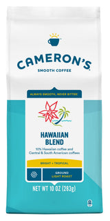 Cameron's Coffee Roasted Ground Coffee Bag, Hawaiian Blend, Package may vary,10 ounce
