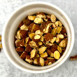 Wilderness Poets, Organic Roasted Bulk Almond Butter Stock, California-Grown, Dry Roasted and Diced - Use in Baking, Sprinkle on Salads, Deep Nutty