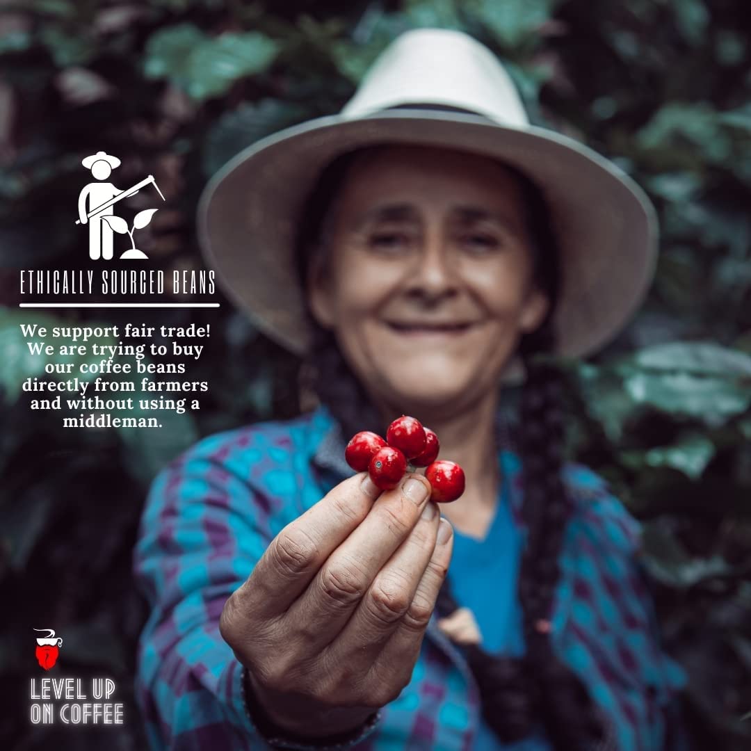 Barbarossa Hawaiian Kona Blend Coffee -Natural Premium Quality Handcrafted Coffee - Medium Dark Gourmet Whole Beans Low Acidity Roasted | 2019
