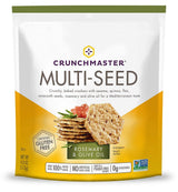 Crunchmaster Multi-Seed Crackers, Rosemary & Olive Oil, 4 Ounce (Pack 2)