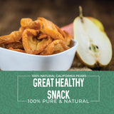 Herbaila Dried Pears No Sugar Added 16 oz. Dried Fancy Pears Fresh Fruit, Dehydrated California Grown Pears, Unsweetened Dried Pears. All Natural, Non