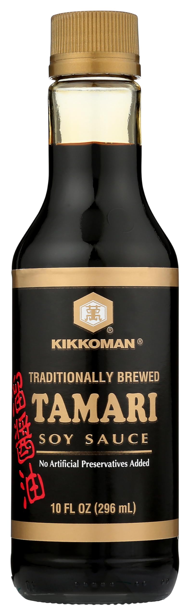 Kikkoman Naturally Brewed Tamari Soy Sauce 10 Fl oz - No Artificial Preservatives Added