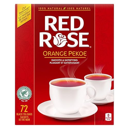 Red Rose Orange Pekoe Tea Bags 72ct, (Imported from Canada)