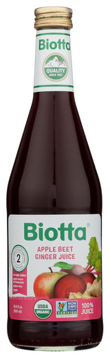 BIOTTA JUICE APPLE BEET GNGR ORG 16.9OZ
