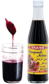 Tazah Pomegranate Molasses 10 fl oz - 300ml - No Added Sugar 100% Natural Pure Lebanese Molasses