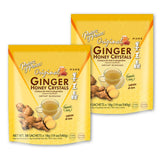 Prince of Peace Instant Ginger Honey Crystals, 2 Packs of 30 Sachets - Instant Hot or Cold Beverage - Easy to Brew Ginger and Honey Crystals