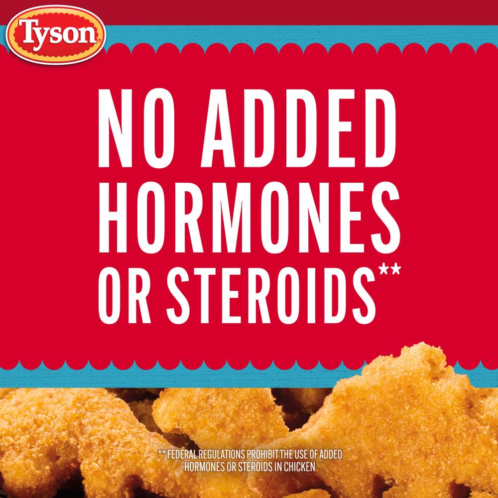 Tyson Fully Cooked Fun Dinosaur Chicken Nuggets, 29 oz (Frozen)