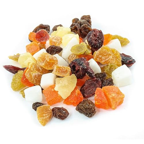Oregon Farm Fresh Snacks Dried Fruit Mix - Snack Mix With Dried Cranberries, Coconut, Mango & Raisins - Healthy Adult & Kids Snacks - USA Made (24oz)
