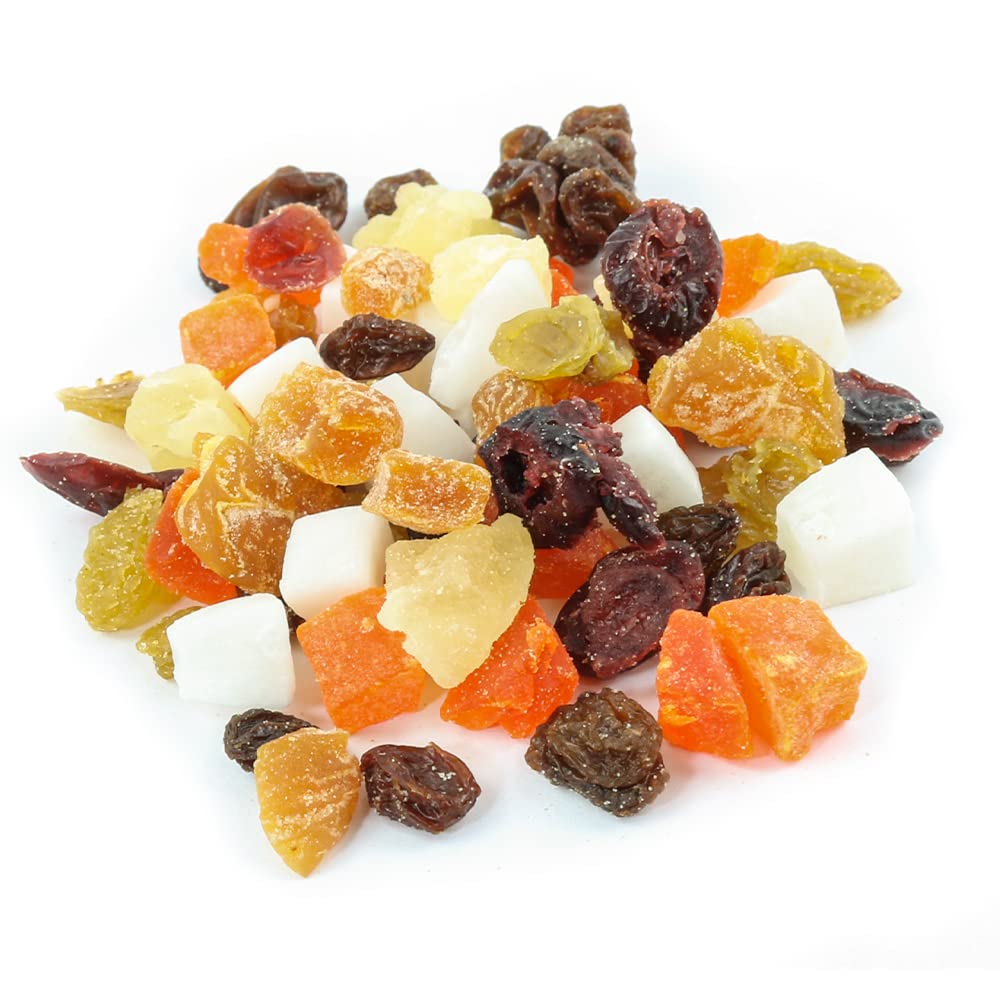 Oregon Farm Fresh Snacks Dried Fruit Mix - Snack Mix With Dried Cranberries, Coconut, Mango & Raisins - Healthy Adult & Kids Snacks - USA Made (24oz)