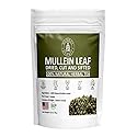 Herbal Hermit Mullein Leaf Tea (3 oz/85 grams) Herb for Respiratory Support, Mucous Membranes, Lung Cleanse Dried Leaves Blend, Cut and Sifted Made in