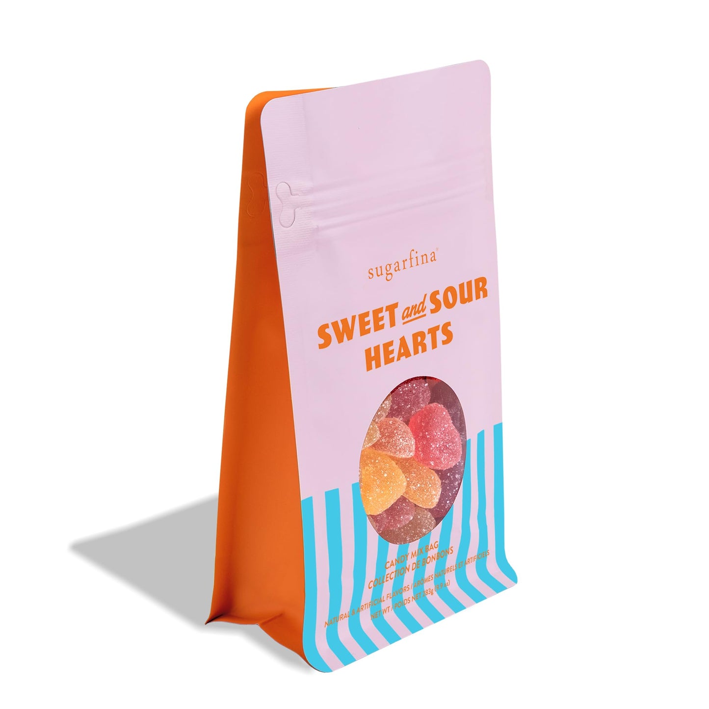 Sugarfina Sweet and Sour Hearts Candy Mix Bag | Gummies | Sweet and Sour Hearts
