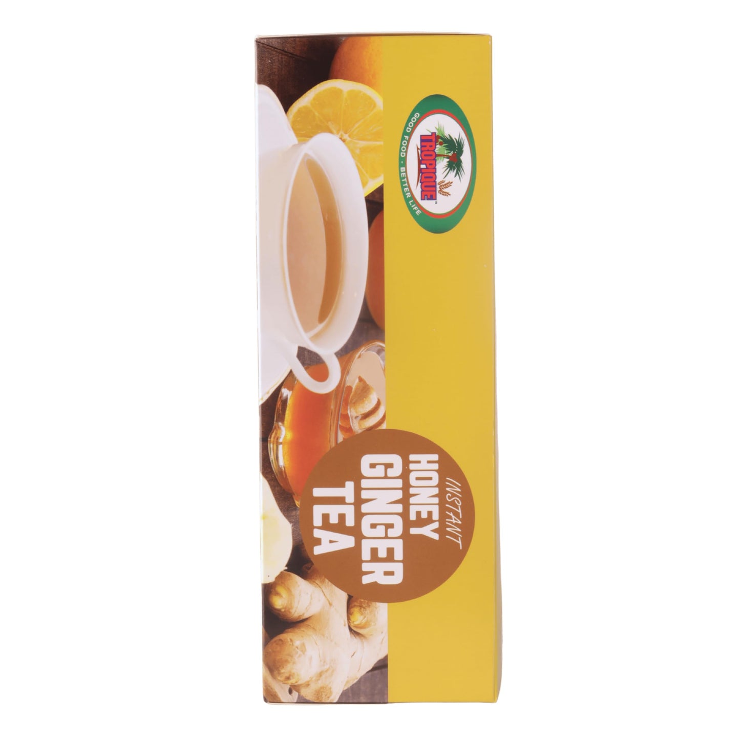 Ginger Tea with Honey - Original Flavor - Instant Herbal Ginger Drink - 20 Sachets - Tropique