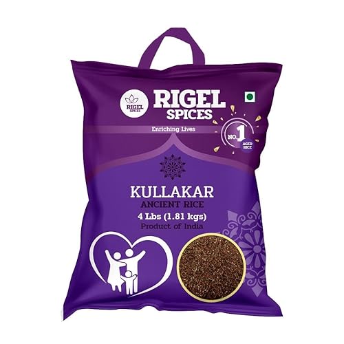 Rigel Spices | Kullakar Red Rice | 12+months aged | GLUTEN FREE | Ancient Red Rice from India