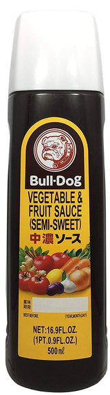 Bull-Dog Chuno Semi-Sweet Sauce 16.9 Fl. Oz. (3 Bottles)