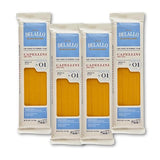 DeLallo Capellini Pasta, Angel Hair, Made in Italy, Bronze Cut, Made with Only 100% Durum Wheat Semolina Flour, Non-GMO, Kosher, Vegan, 1 Pound Bag