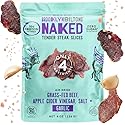 Brooklyn Biltong Air Dried Grass Fed Beef Snack, South African Beef Jerky (8 oz, Pack of 1) - Whole30 Approved, Paleo, Keto, Gluten Free, Sugar Free