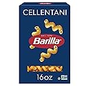Barilla Cellentani Pasta, 16 oz. Box - Non-GMO, Made with Durum Wheat Semolina - Kosher Certified