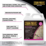 Dry-Treat Stain Proof Daily Floor Cleaner Concentrate - 1 Qt., Enzymatic Cleaning Formula for Mopping Tile, Marble & Luxury Vinyl Floors