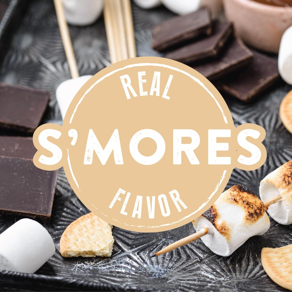Two Rivers Coffee S mores Please Flavored Ground Coffee, Perfectly Balanced, Always Smooth, Made with 100% Arabica Beans - Flavor Enhanced, 10 Ounce
