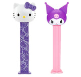 PEZ Hello Kitty Candy Dispenser Gift Set | Kuromi and Purple Hello-Kitty Dispensers | PEZ Dispensers Gift With Candy Refills | Party Favors, Grab Bags