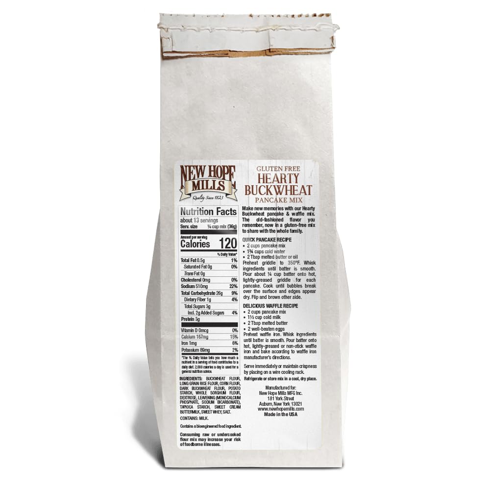 Gluten Free Mixes by New Hope Mills (Hearty Buckwheat)