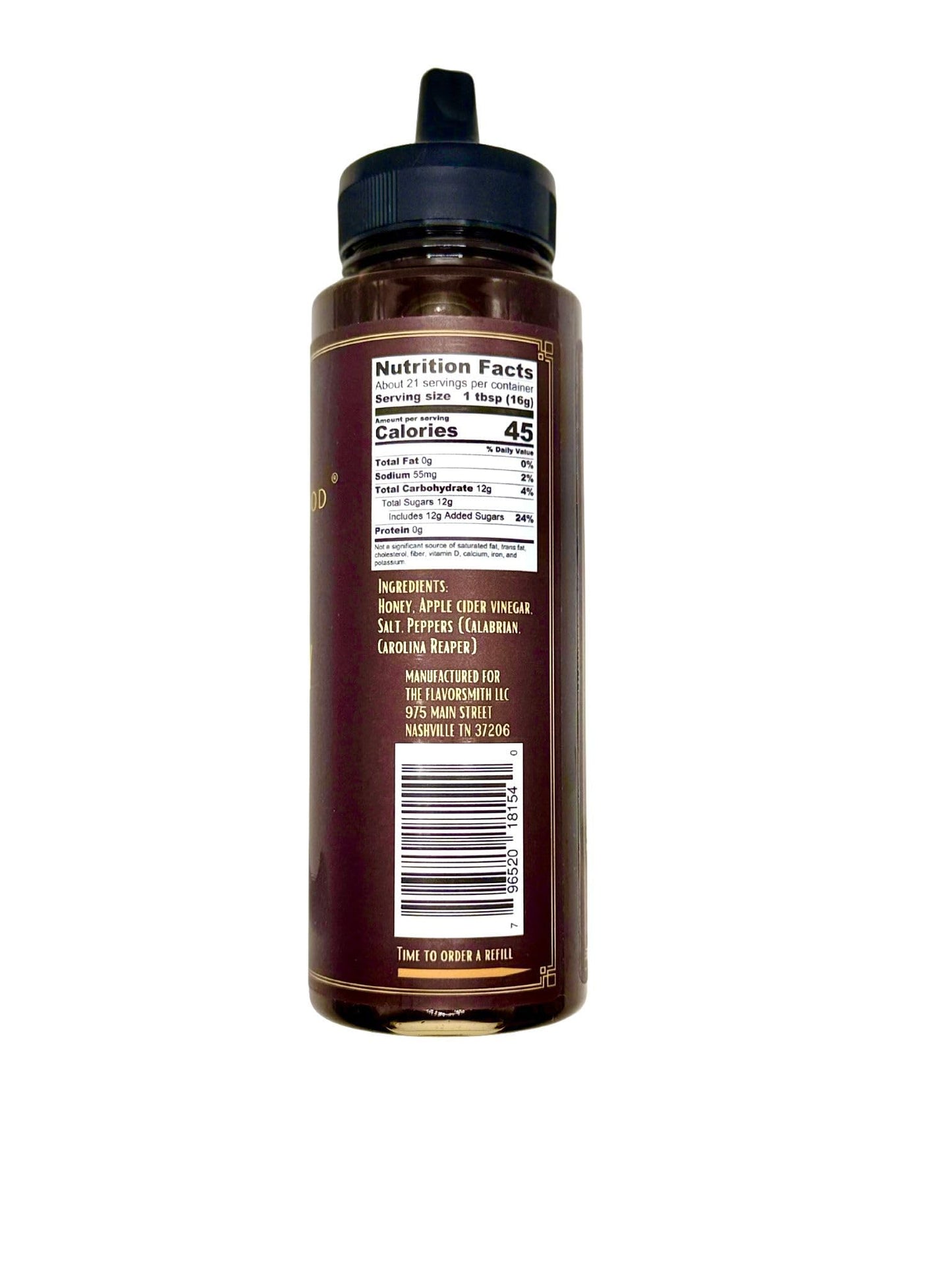 Alchemy Of Food Sauce Honey Hot Calabrin, 12 oz