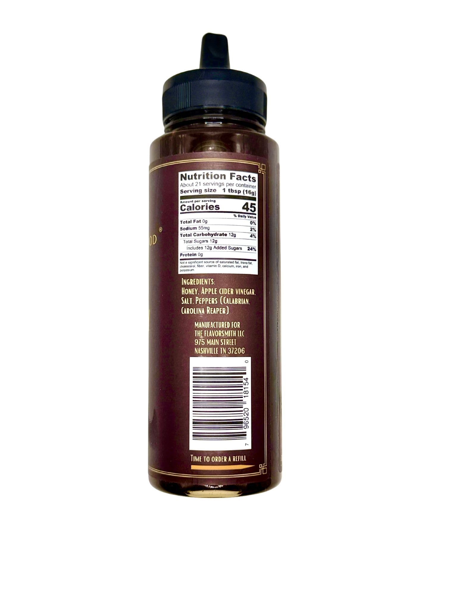 Alchemy Of Food Sauce Honey Hot Calabrin, 12 oz