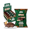 Munch Better Caramel Macchiato Protein Brownies - 27g Protein, Dairy-Free, Gluten-Free, Low Sugar, 15g Collagen, Clean Ingredients - 8 Count Box