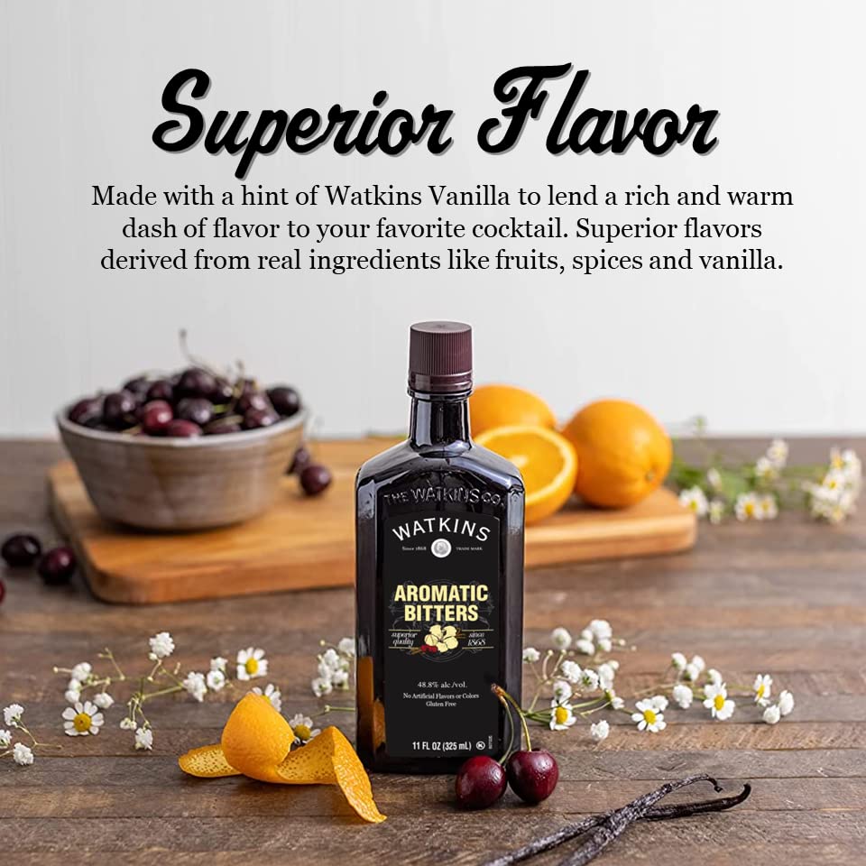 Watkins Aromatic Cocktail Bitters, 4 Oz.