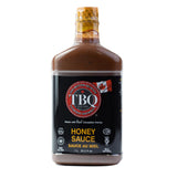 TBQ - Honey Barbecue Sauce, Honey Hot Sauce, Vegan Honey BBQ Sauce, Barbecue Marinade and Sauces for Salmon, Ribs, Vegetables, and More, Made of Real