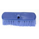 SPARTA Flo-Thru Heavy-Duty Deck Scrub Brush Nylon Bristled, Boat and Floor Scrub Broom with Protective Bumper for Floors and Large Equipment, Plastic