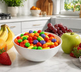 Fresh Assorted Orange Banana Strawberry Grape Green Apple Sweet Hard Crunchy Candy - 1.5 lbs Bulk Bag of Retro Sweets