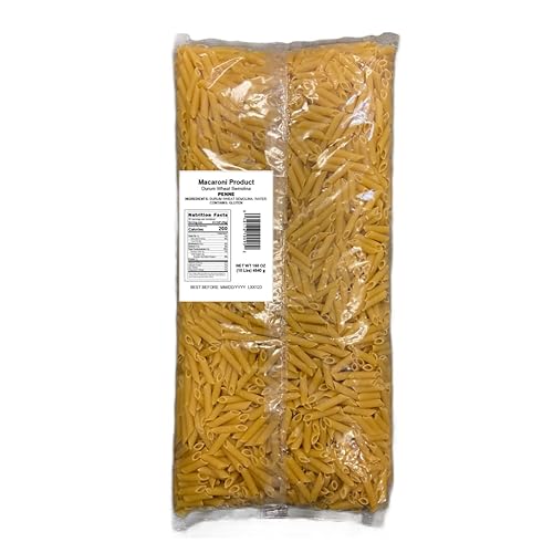 Mantova Penne Bulk Pasta - Ideal for Restaurants, Catering, Meal Prep, Large Gatherings, and Pantry Stocking, Made with Premium Durum Wheat