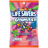 LIFE SAVERS Gummies X's & O's Gummy Candy Game Night Family Game Snack, 7 Oz Bag