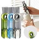 LinaLife 3pcs Cup Lid Brush Straw Cleaner Tools Multi-Functional Cleaning Brush Clean Multifunctional Cleaning Brush, Tiny Bottle Straw Cleaner Tools