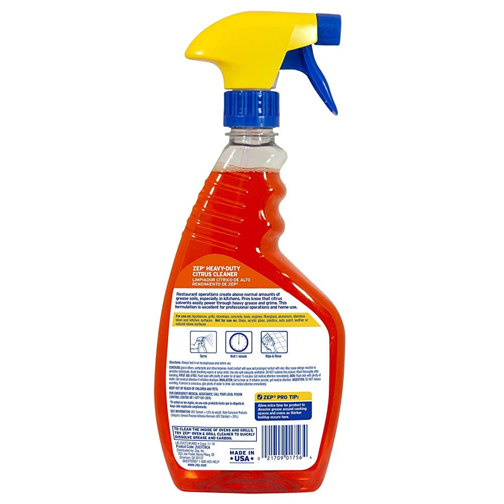 ZEP 24 oz. Heavy-Duty Citrus Degreaser CA ZUCIT24CA