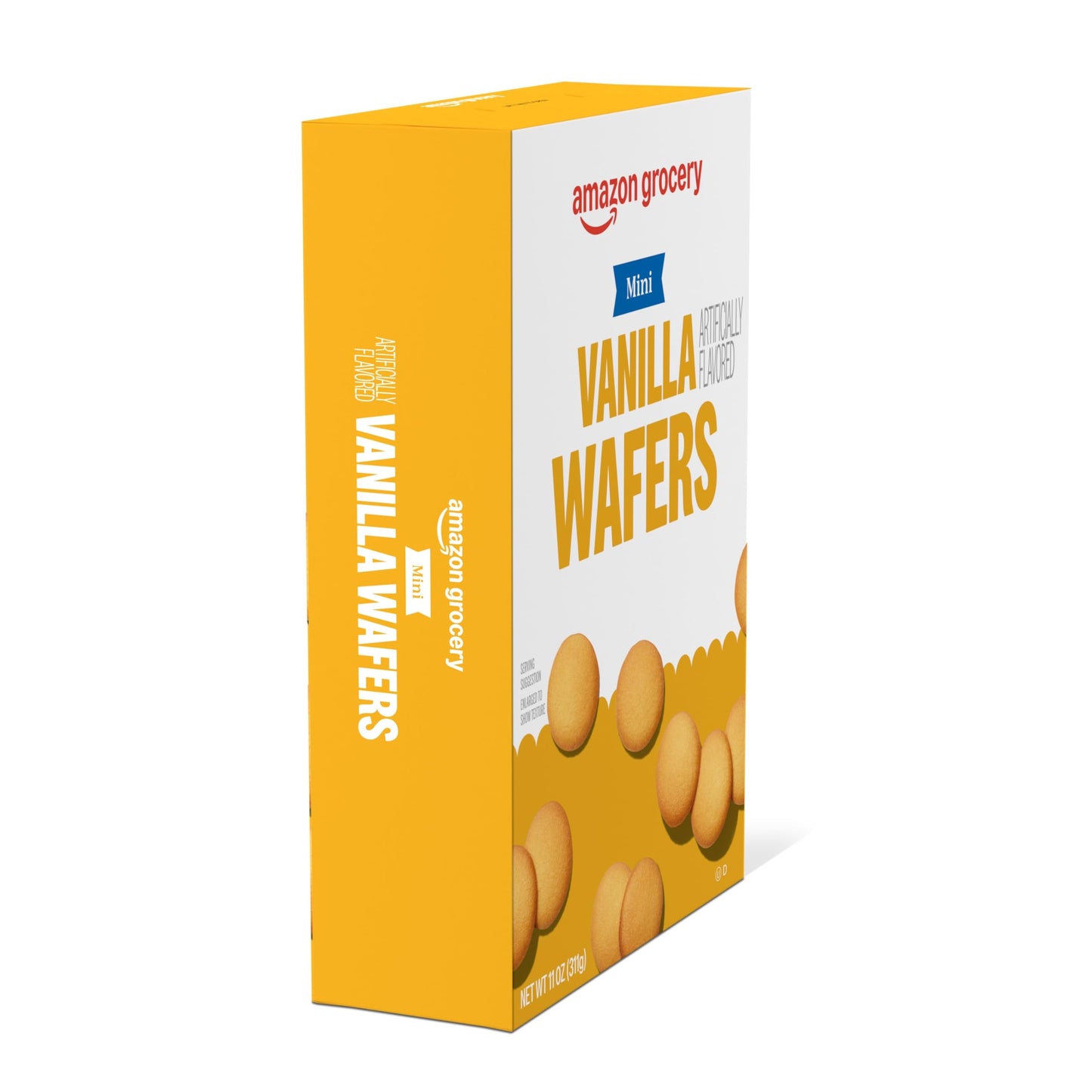 Amazon Grocery, Mini Vanilla Wafers, 11 Oz