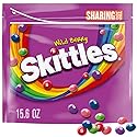 SKITTLES Wild Berry Chewy Candy Share Size Movie Night Party Favor Candy Snack, 15.6 Oz Resealable Bag