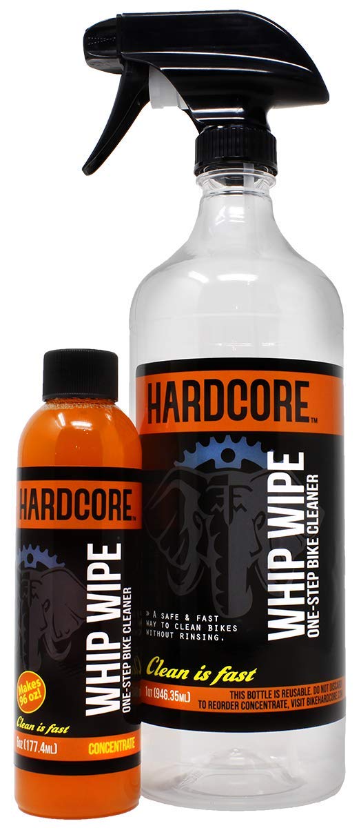 Hardcore Whip Wipe Kit + 32oz Spray Bottle One Color, 6oz