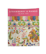Newby Teas Strawberry and Mango - 25 Individually Wrapped Tea Bags - Flavoured Black Tea with Fruity Notes - Premium Ceylon Tea