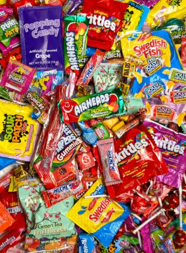 Ultimate Assorted Candy Party Mix - 10 LB Bag - Mega Variety Bulk Assortment - Individually Wrapped Candy - Queen Jax - Variety Pack