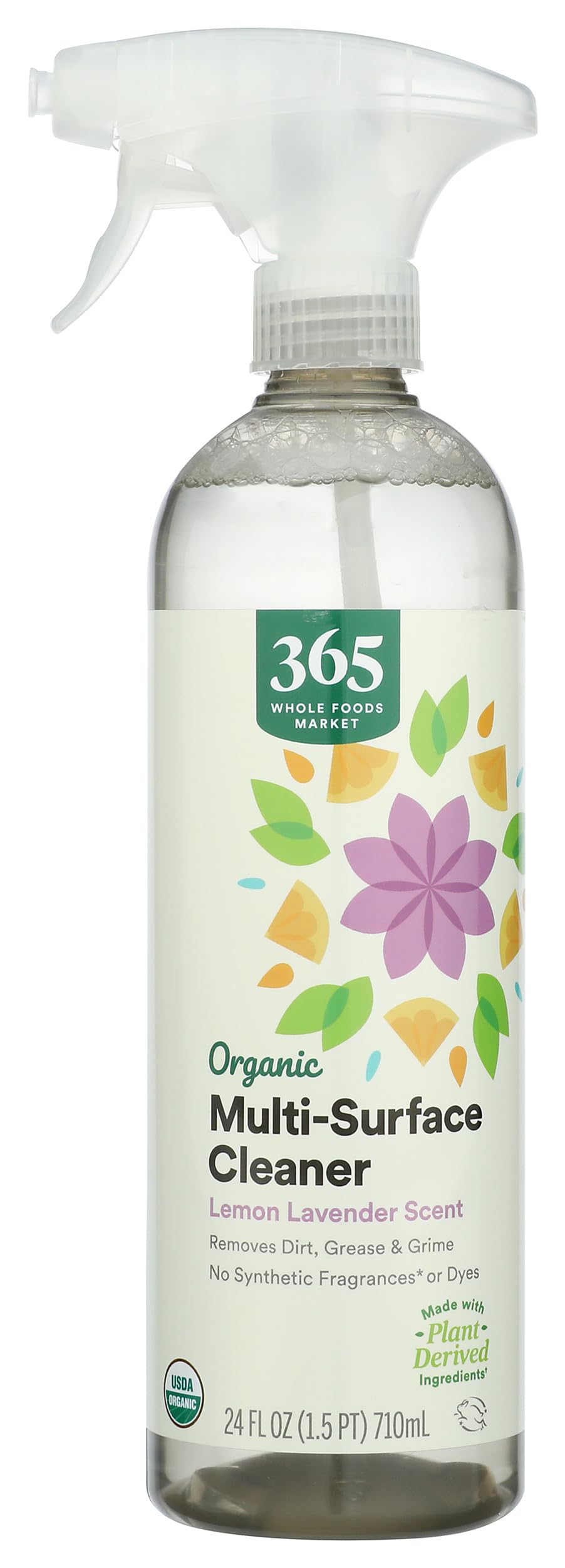 365 by Whole Foods Market Organic Lemon Lavender Multi Surface Cleaner, 24 FZ