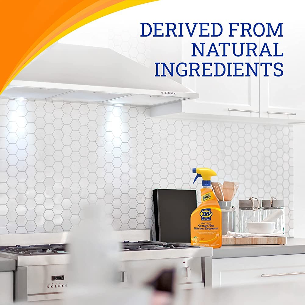 Zep Home Pro Orange Plus Kitchen Degreaser - 24 Fl. Oz. - R49506 - Pro Trusted Cleaning Power: Now in Refreshing Scents and Family Friendly Formulas