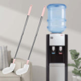 Cuitrent Stainless Steel Bucket Brush, 28 inch, 2 Pack, Nylon Bristles, Plastic Handle, Bendable Head, Suitable for 1 to 5 Gallon Buckets