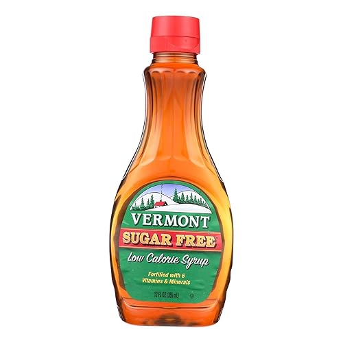 Vermont Maid Syrup Sugar Free Syrup, 12-Ounce Bottles (Pack of 6), (13903-75324)