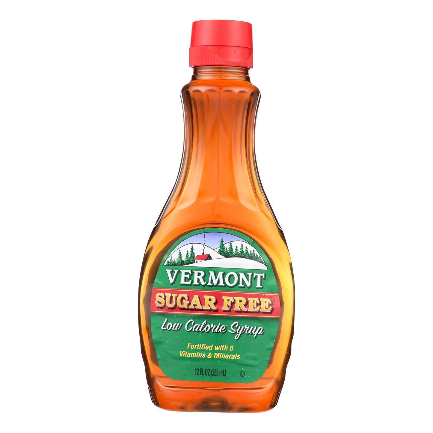 Vermont Maid Syrup Sugar Free Syrup, 12-Ounce Bottles (Pack of 6), (13903-75324)