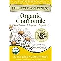 Lifestyle Awareness Organic Chamomile Tea, Caffeine Free, 20 Tea Bags, Pack of 6