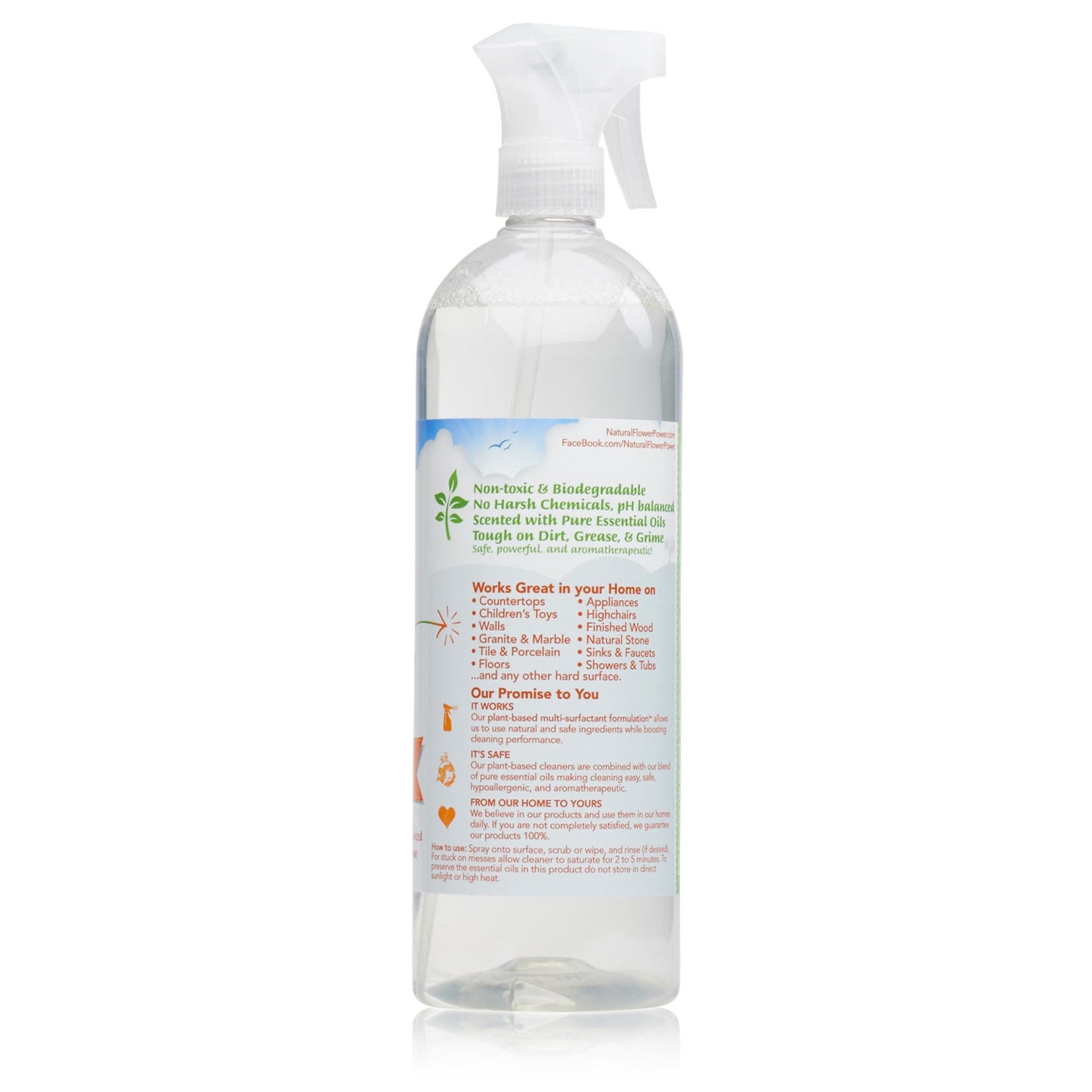 All-Purpose Cleaner Concentrate - Makes 32 Fl Oz Just Add Water - Multi-Surface Cleaning Spray, Non-Toxic, No Harsh Fumes or Chemicals, Child & Pet