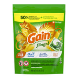 Gain Flings Laundry Detergent Pacs, 31 Count, Island Fresh Scent, 3 in 1 HE Detergent Pacs with Oxi Boost and Febreeze