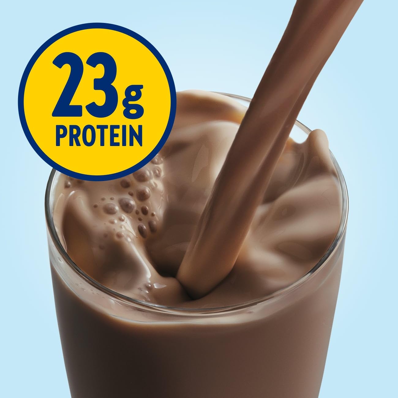 Glucerna Hunger Smart Meal Size Diabetes Care Shake, Classic Chocolate, Diabetic Meal Replacement to Support Blood Sugar Management, 23g Protein, 250